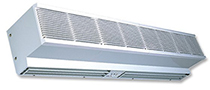 Air curtains for heating and air-conditioning
