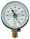 Vacuum gauge w/safety valve REFCO 19801 
