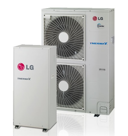 LG Therma V Air to Water Heat Pump, capacity: 16,0 Kw  HU161.U32 & HN1610Η.NK2