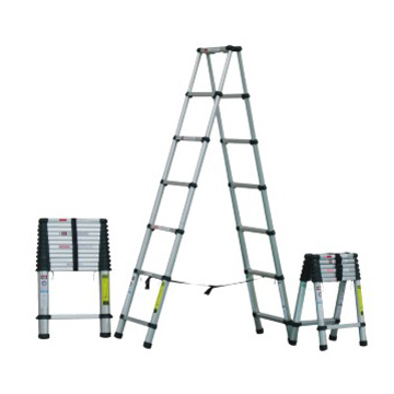 Telescopic Aluminium combi double ladder 2m 