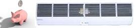 Air curtain RM-1512, 1.2m with heating mode