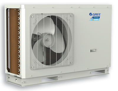 Aντλία θερμότητας Aέρος-Nερού GREE 8,0 Kw GRS-CQ8.0Pd/NhG4-E INVERTER monoblock