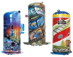 Emerson Turns Scrolls into Art