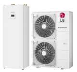 Αντλία θερμότητας με ενσωματωμένο boiler για ΖΝΧ LG 14Kw, 1Ø, HN1616Y NB1 / HU141MRB.U30