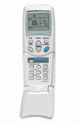 Remote control for air curtain