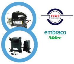 EMBRACO hermetic compressors and condensing units