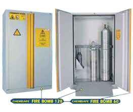 Safety storage cabinets CHEMISAFE 