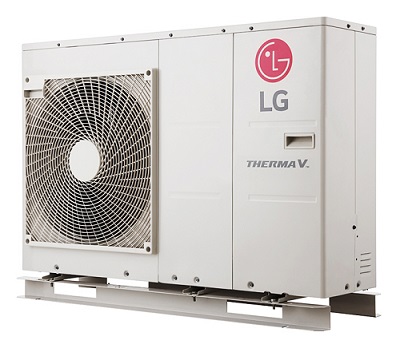 LG Therma V Air to Water Heat Pump, capacity: 9,0 Kw  HM091MR.U44 MONOBLOC