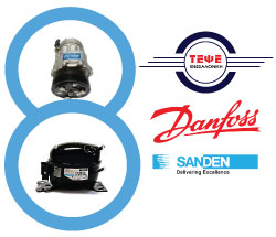Συμπιεστές Aυτοκινήτου DANFOSS & SANDEN