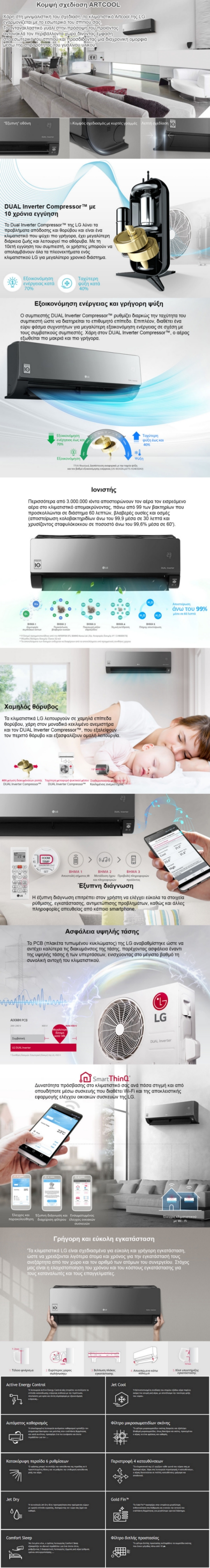 LG AC09BK - 9.000 BTU
