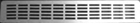 Alluminium window shade with tamper inox,440*70mm,  P-440