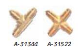 Brass tee- crosses