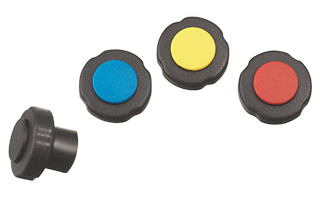 Replacement knobs REFCO M4-7-SET-B+N+R+Y