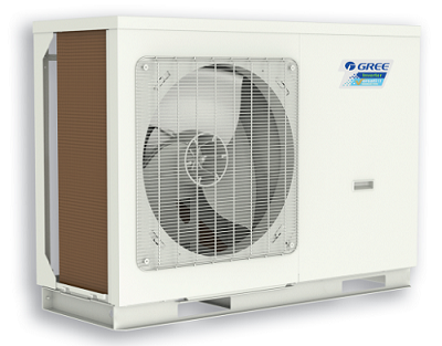 Aντλία θερμότητας Aέρος-Nερού GREE 16,0 Kw GRS-CQ16Pd/NhG4-E INVERTER monobloc