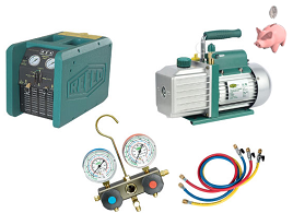 Refrigerant recovery station in special SET REFCO ENVIRO DUO+ECO-5R32+BM2-3DS-R32-CA Refrigerant recovery station in special SET REFCO ENVIRO DUO+ECO-5R32+BM2-3DS-R32-CA