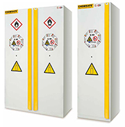 Certified safety cabinets for compressed gas cylinders for interiors B60G30, B120G30