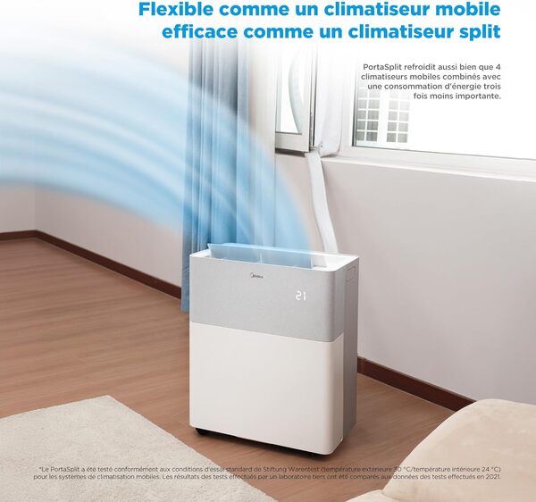 Midea portable a/c unit PortaSplit MMCS-12HRN8-QRD0
