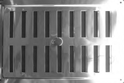 Alluminium window shade with tamper inox, AI-1523