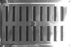 Alluminium window shade with tamper inox, AI-1523