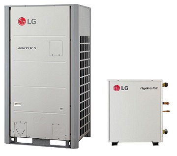 Aντλία θερμότητας αέρος-νερού LG 28,0 Kw ARUM100LTE6 / ARNH10GK2A3