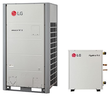 LG Therma V Air to Water Heat Pump, capacity: 28,0 Kw ARUM100LTE5 / ARNH10GK2A2