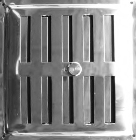 Alluminium window shade with tamper inox, AI-1515