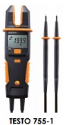 Δοκιμαστής τάσης και ρεύματος TESTO 755-1 Δοκιμαστής τάσης και ρεύματος TESTO 755-1